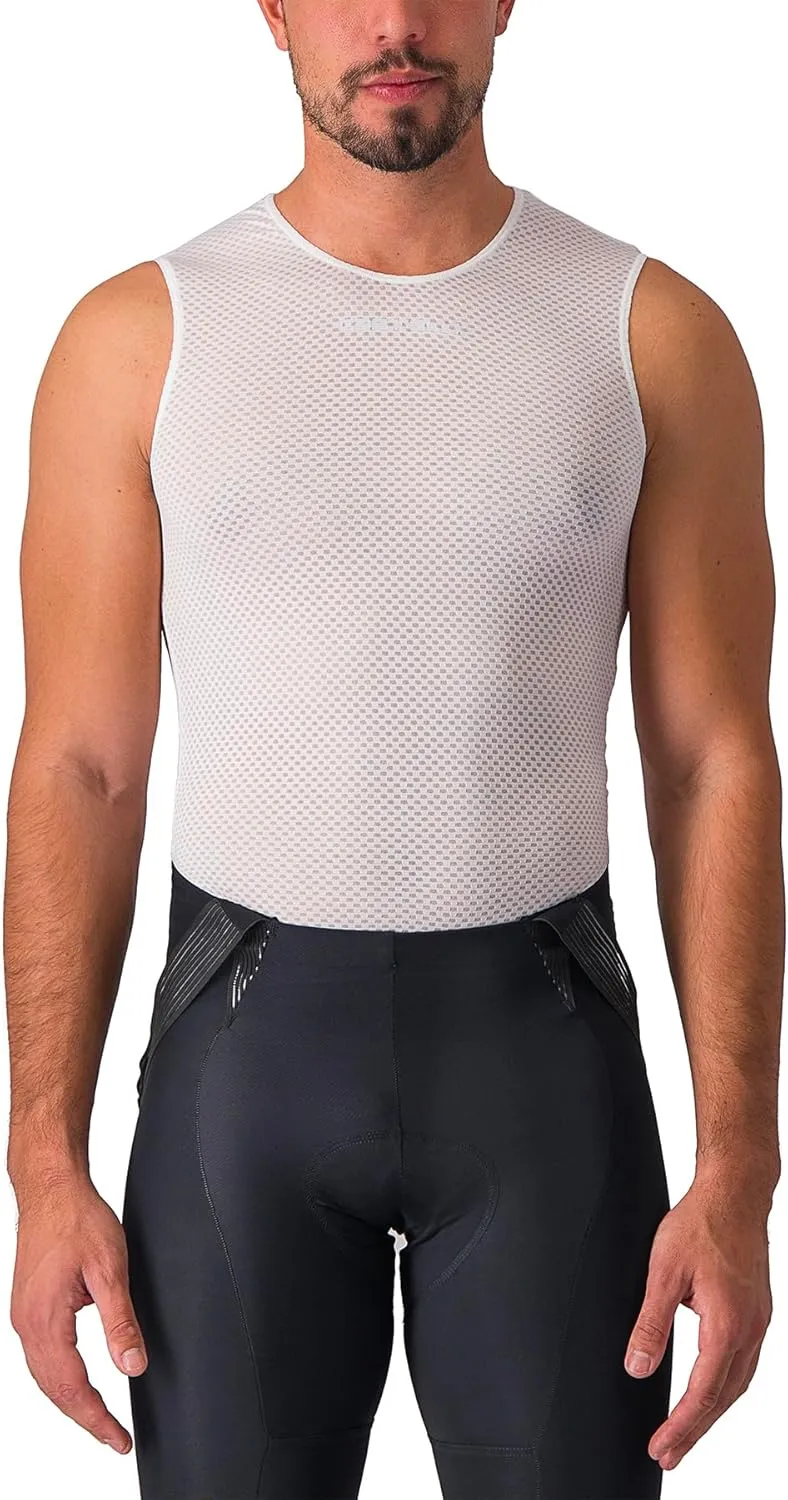 CASTELLI Men’s Pro Mesh 2.0 Sleeveless Jersey, Breathable Cycling Mesh Base Layer for Road, Gravel Biking & Racing
