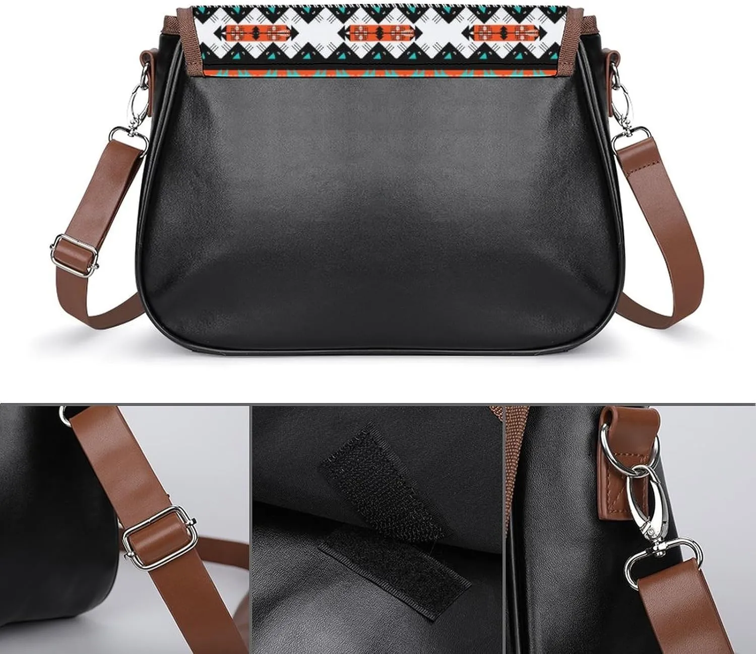 Casual Crossbody Bag for Women Fashion Leather Satchel Bags, Lightweight Small Shoulder Handbag with Adjustable Strap