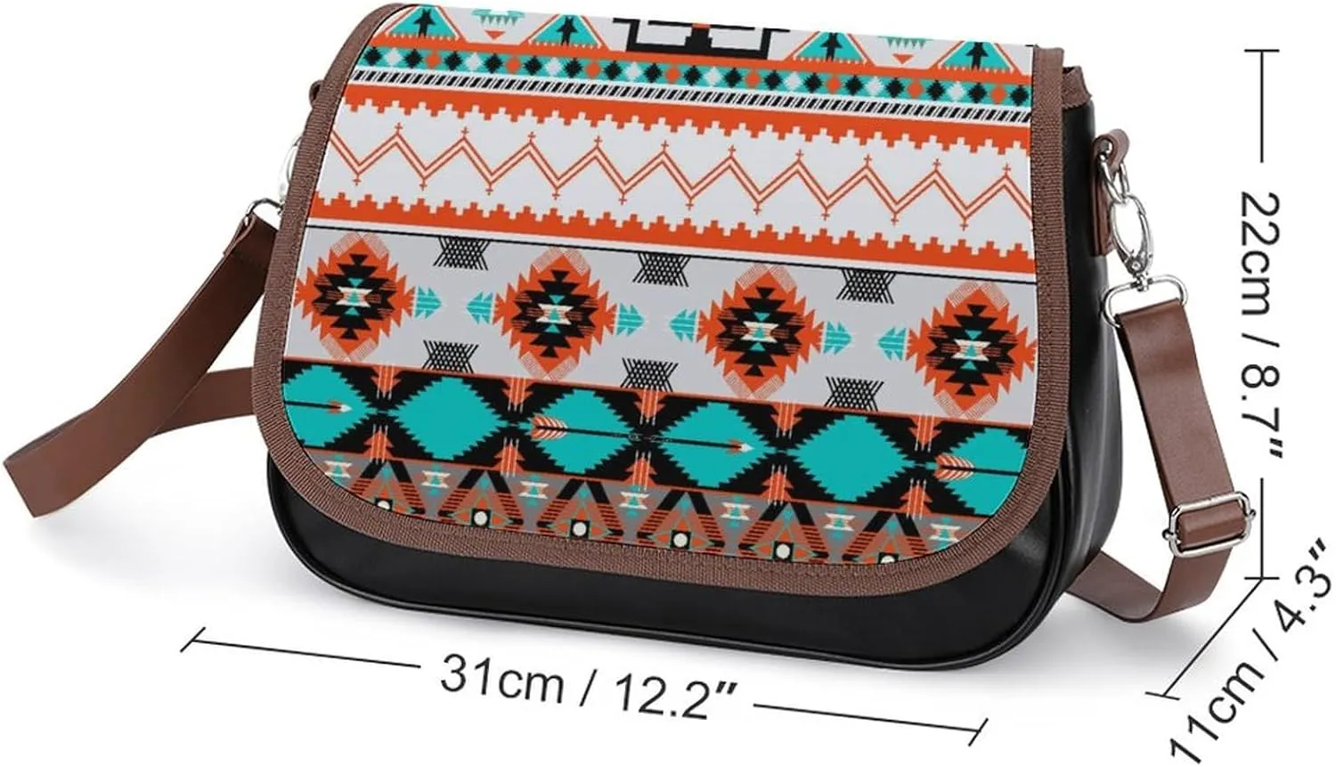 Casual Crossbody Bag for Women Fashion Leather Satchel Bags, Lightweight Small Shoulder Handbag with Adjustable Strap