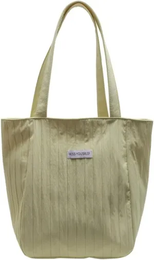 Casual Korean Bucket Bag For Women Spacious Single Shoulder Bags Large Handbag Underarm Purse Fashion Accessory