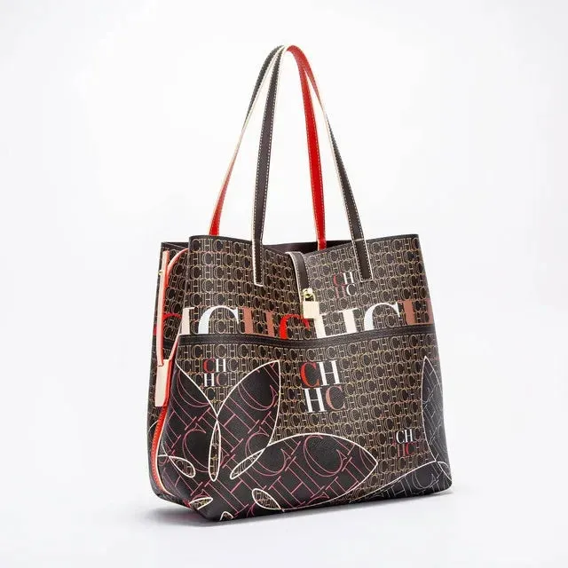 CH Ladies Handbag Large 2024 New Multifunctional Fashion Design Classic Retro Capacity Shoulder Bag Ladies Handbag Luxury Brand