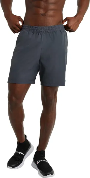 Champion Men's Shorts, Woven Sport Shorts, Moisture Wicking, Athletic Shorts, 7