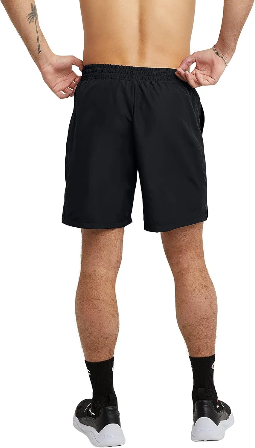 Champion Men's Shorts, Woven Sport Shorts, Moisture Wicking, Athletic Shorts, 7