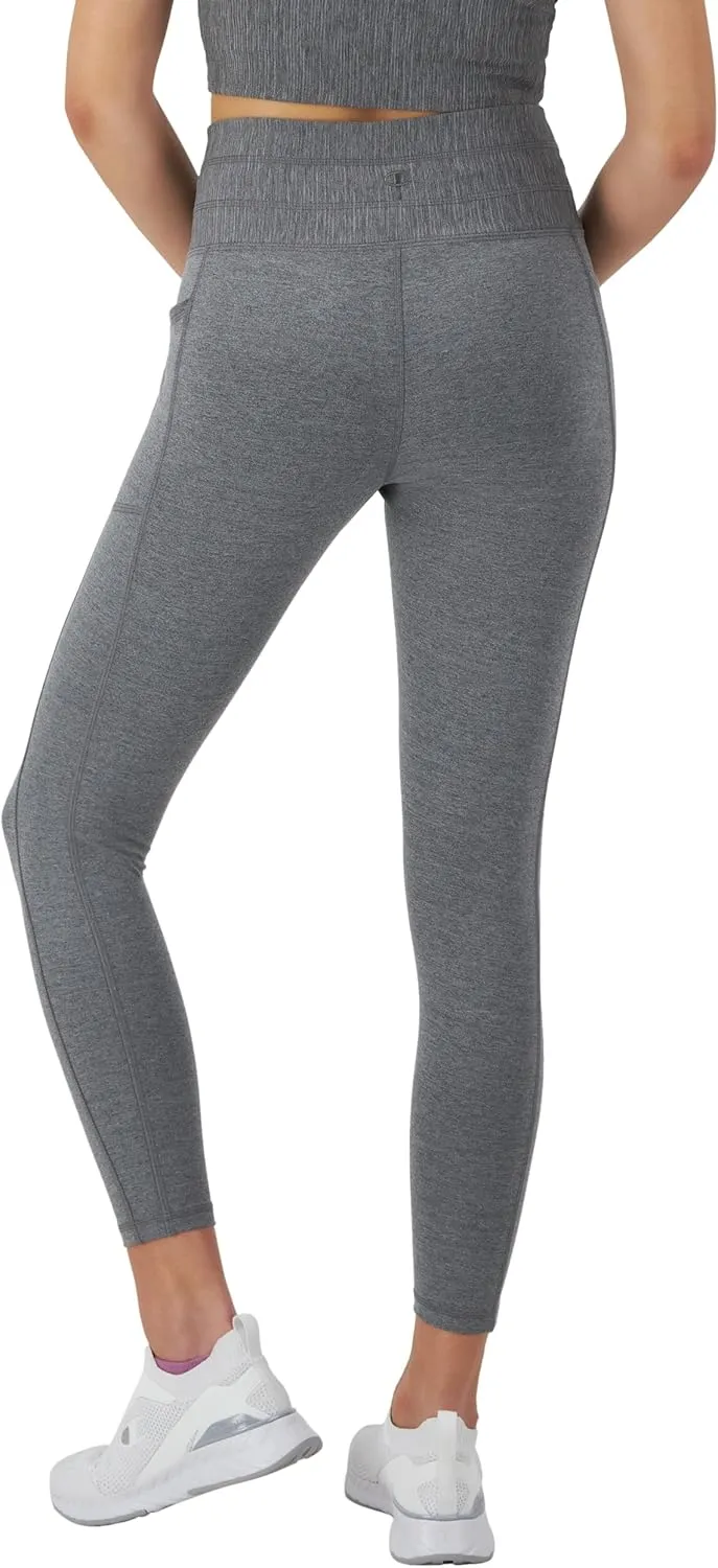 Champion Women's Soft Touch Moisture Wicking Drawcord 25" Leggings