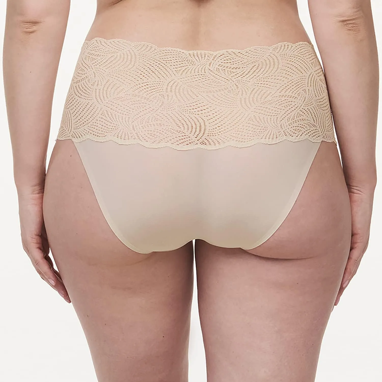 Chantelle Women's Softstretch High Waist Brief W/Lace