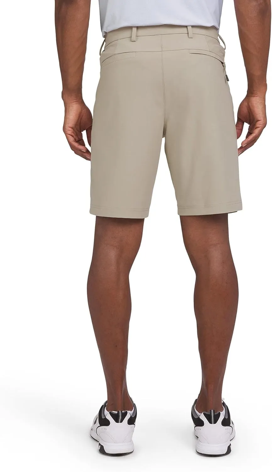 Chaps Golf Men's Performance 9" | Moisture-Wicking | Slim | Breathable | Golf Short