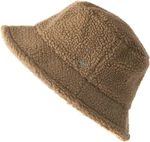 CHARM Furry Winter Bucket Hat - Organic Cotton Mens Chemo Cap Faux Sherpa Teddy