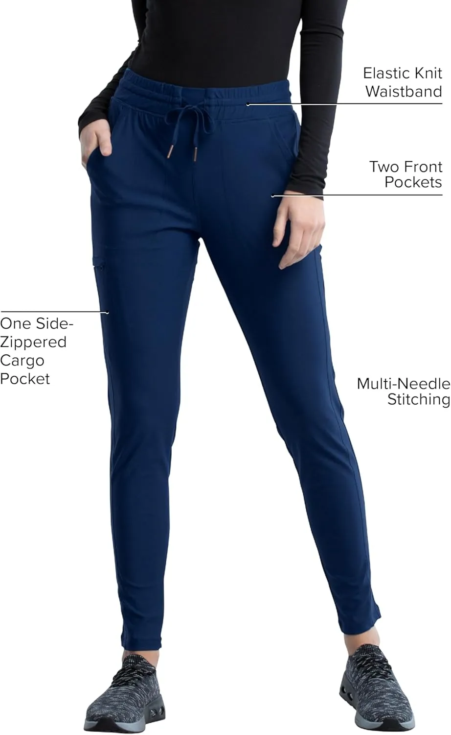 Cherokee Women's Scrub Pant with 360° Stretch & Moisture Wicking Fabric - CK095