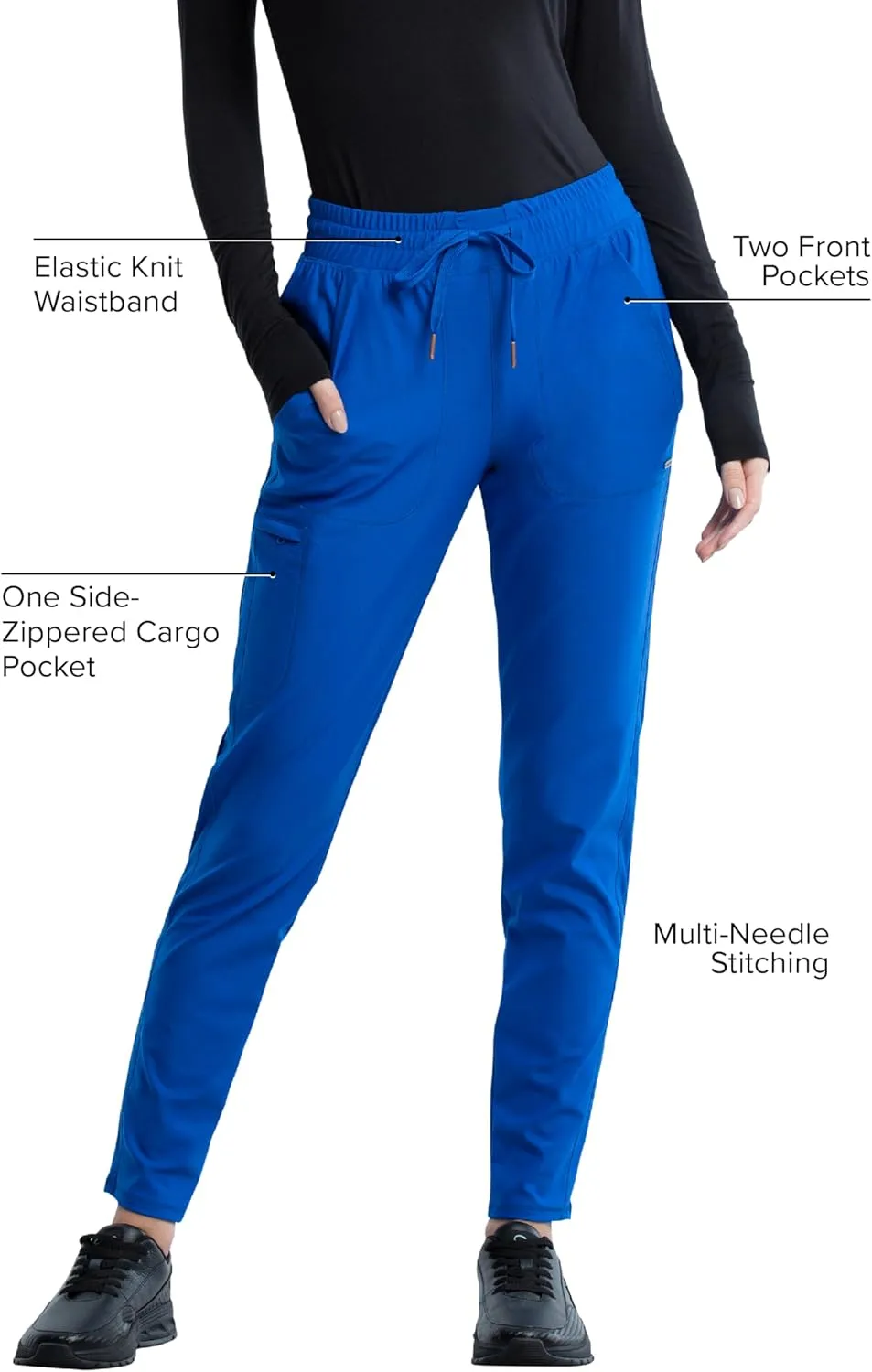 Cherokee Women's Scrub Pant with 360° Stretch & Moisture Wicking Fabric - CK095