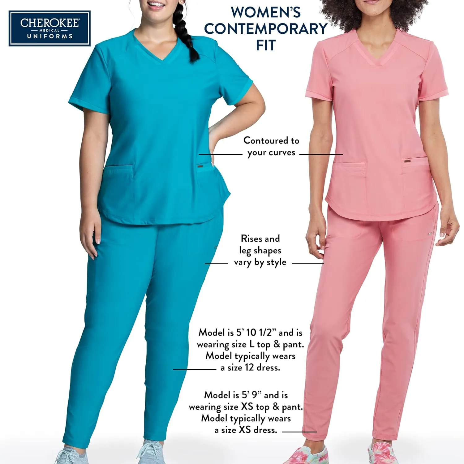 Cherokee Women's Scrub Pant with 360° Stretch & Moisture Wicking Fabric - CK095