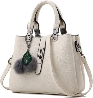 Chikencall Women Classic Handbag and Purse Graceful Tote Vegan Leather Shoulder Bag Work Shopper Top Handle Satchel