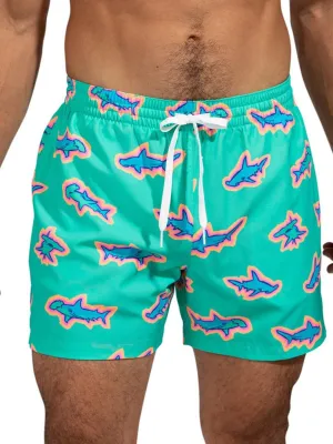 Chubbies Mens Swim Trunks – Mens Swim Shorts with 4-Way Stretch, 5.5” Beach Shorts with Elastic Waist, Drawstring,Mesh Lining