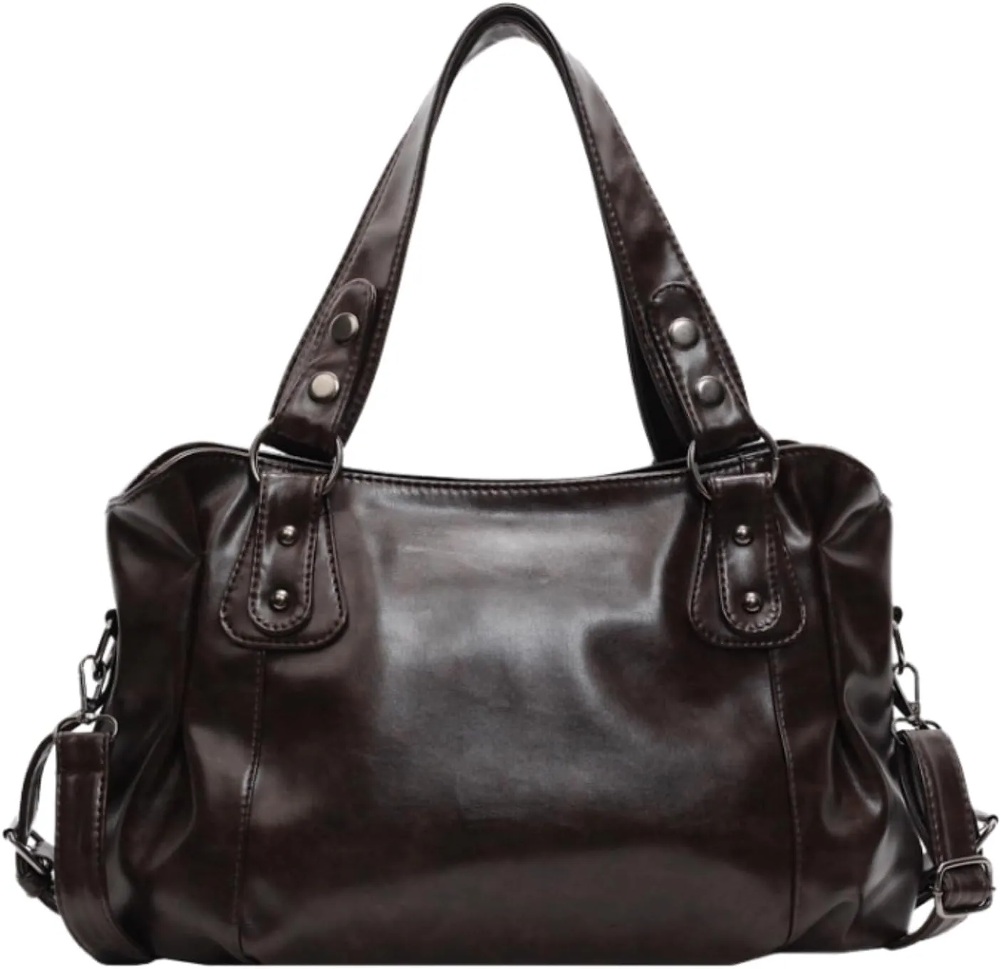 City Bowling Bags Trendy Y2k Streetwear Women's Leather Tote Bag Preppy Cute Purse