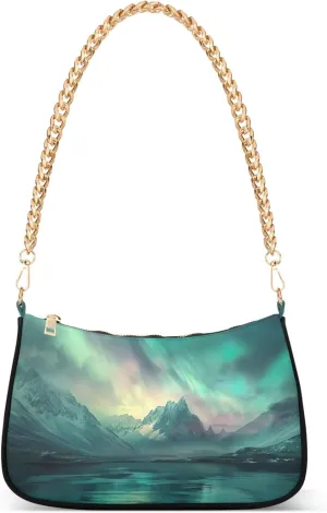 Cloudy Night Artwork Fashion Purse Hobo Formal Bag Women Vintage Handbags Colorful over the Shoulder Purse