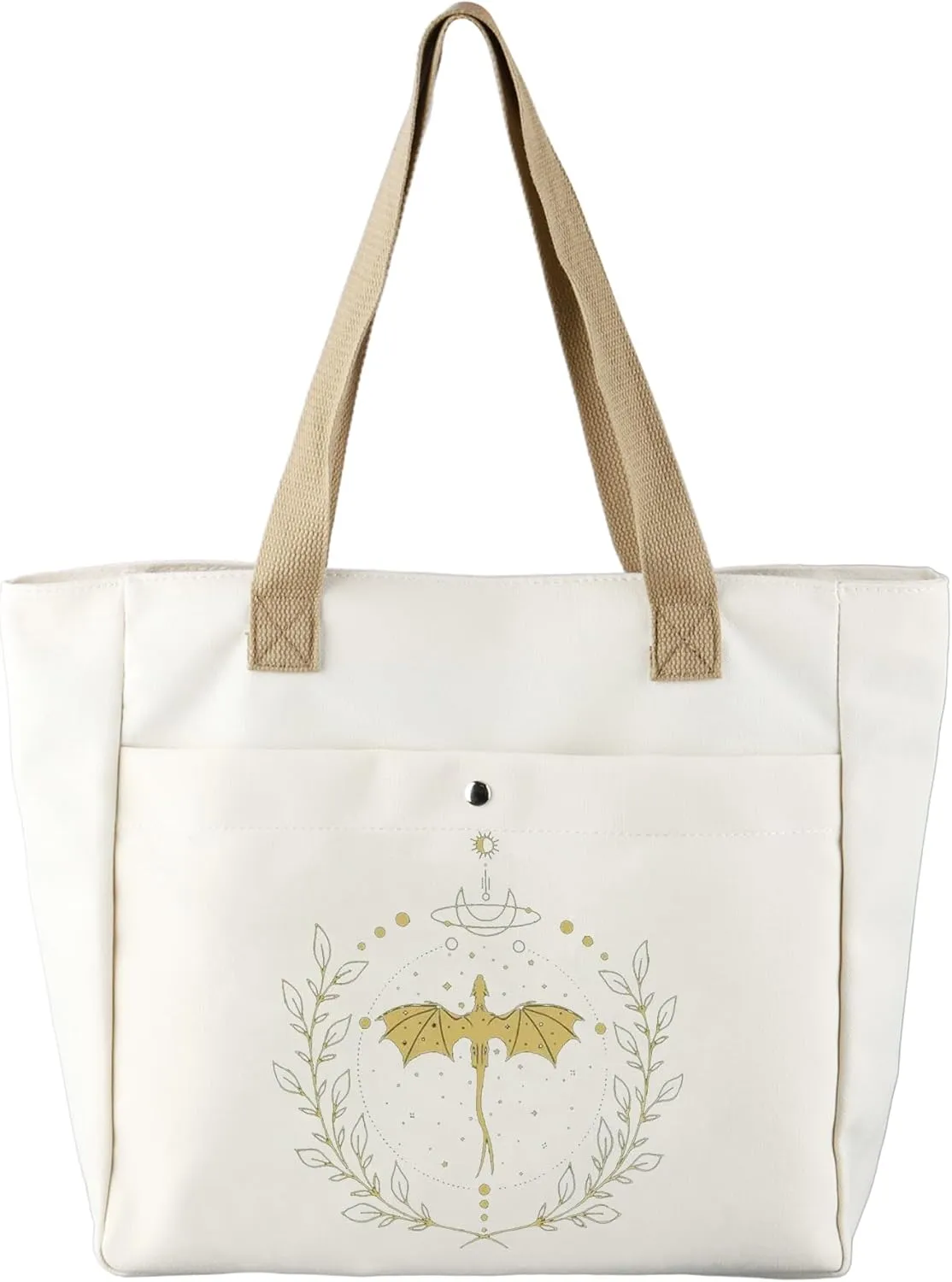 CMNIM The Empyrean Book Series Fourth Book Lover Large Tote Bag Dragon Rider Gift for Fans