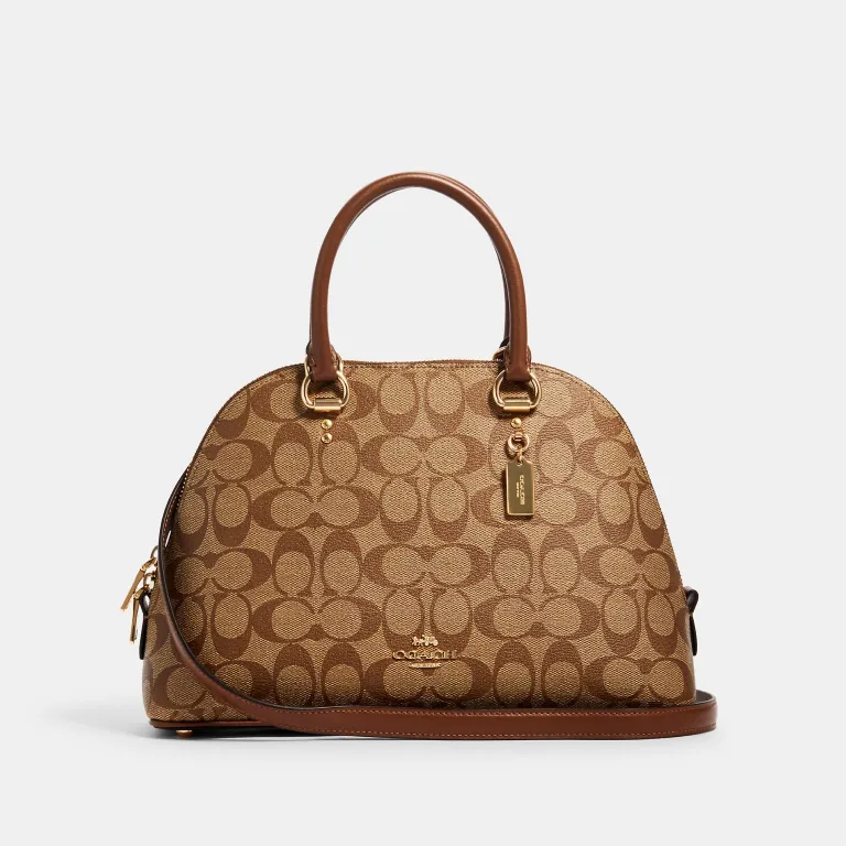 COACH Katy Satchel Bag with Detachable Strap for Shoulder/Crossbody Wear