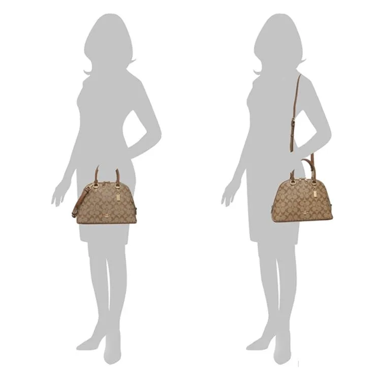 COACH Katy Satchel Bag with Detachable Strap for Shoulder/Crossbody Wear