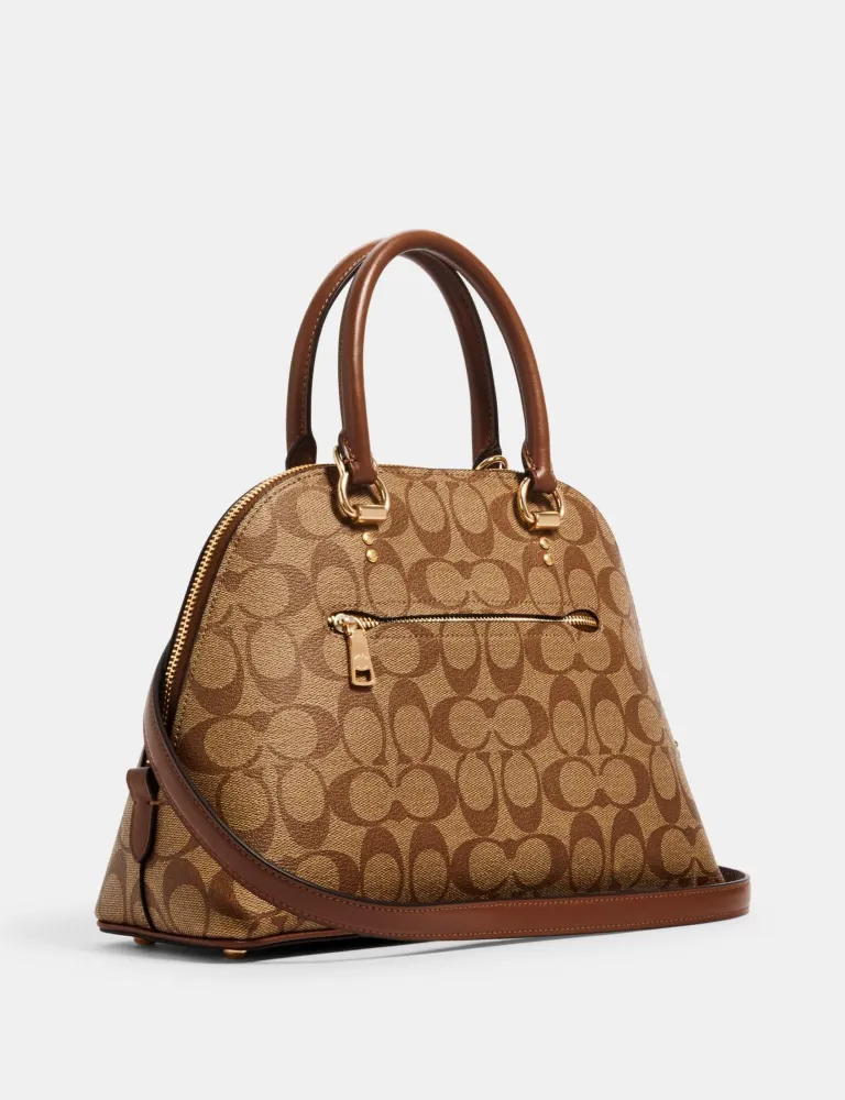 COACH Katy Satchel Bag with Detachable Strap for Shoulder/Crossbody Wear