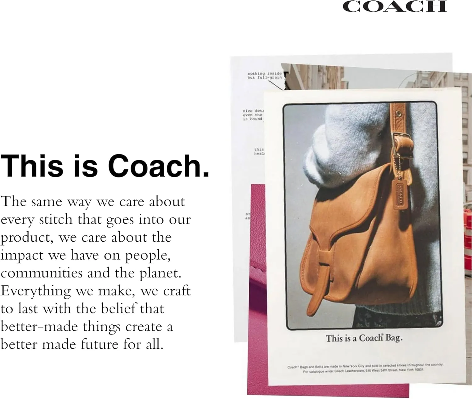 Coach Town Bucket Bag