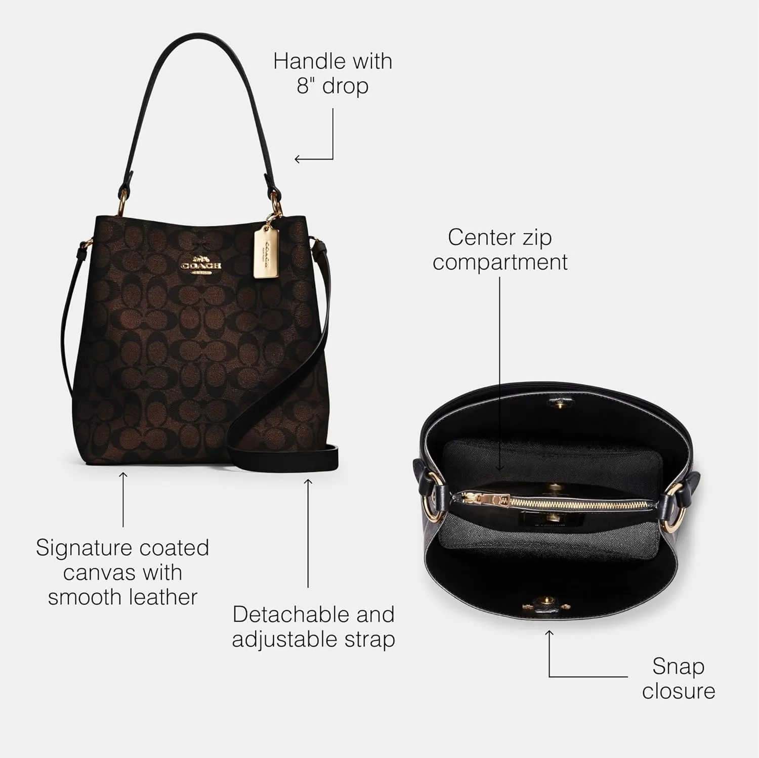 Coach Town Bucket Bag