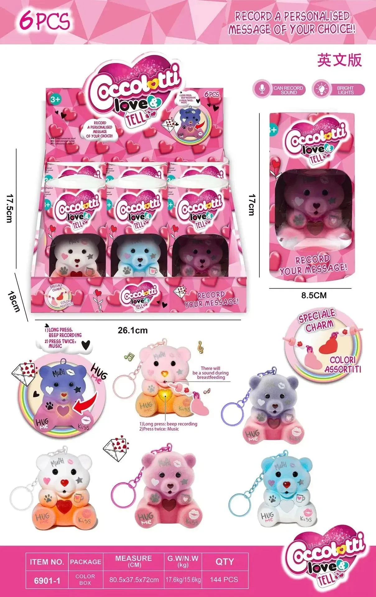 Coccolotti Cuddle Pacifier Bear Blind Box
