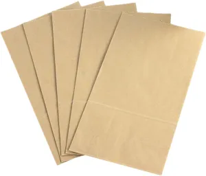 COLLBATH 50pcs 330ml Wine Paper Bag Portable Paper Handbag for Outdoor Drinking Wine Set Bag Festive Celebration Present