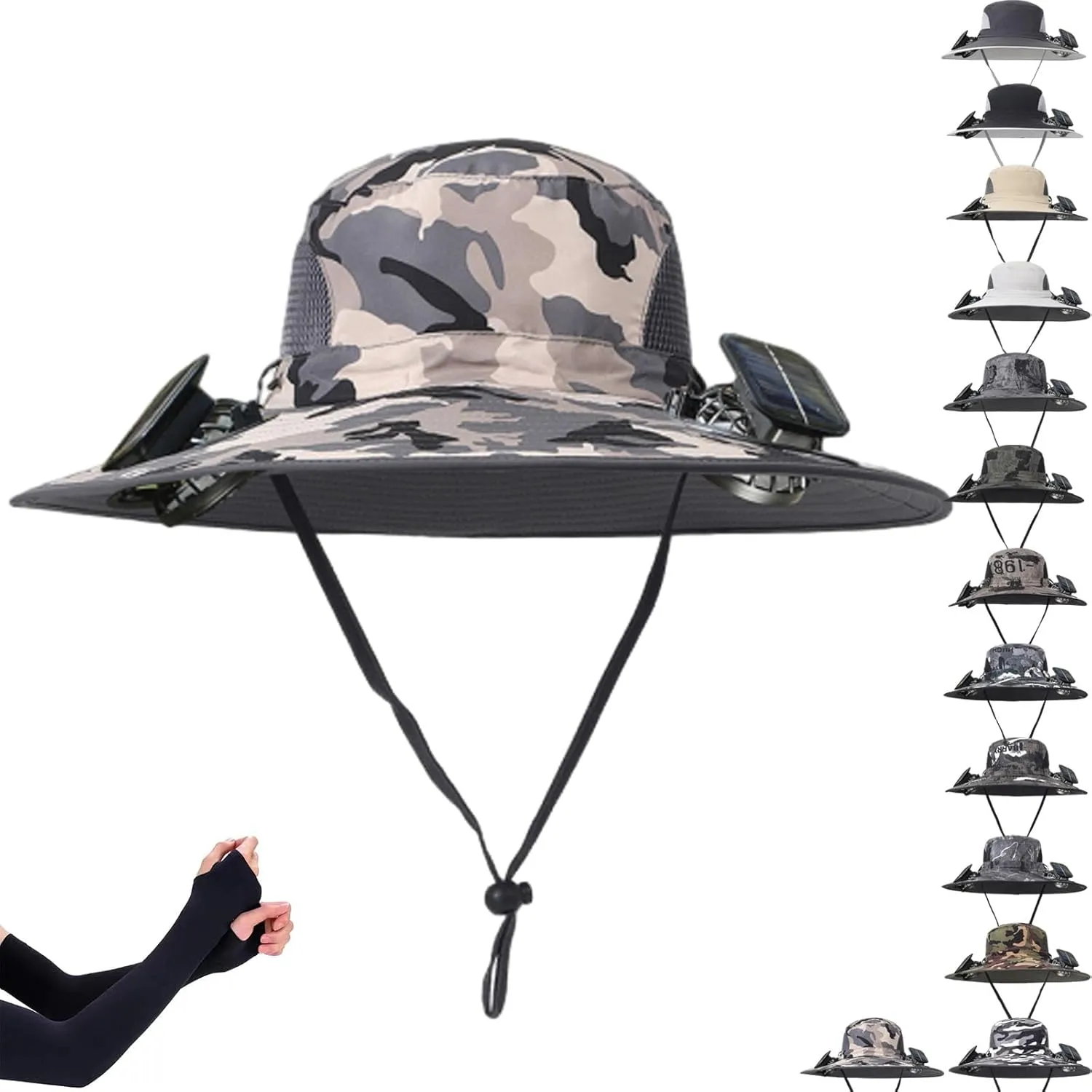 Collit Fishing Hat, Consulbefor Fan Hat, Bucket Wide Panel Brim Sombrero Hats Men in Outdoor