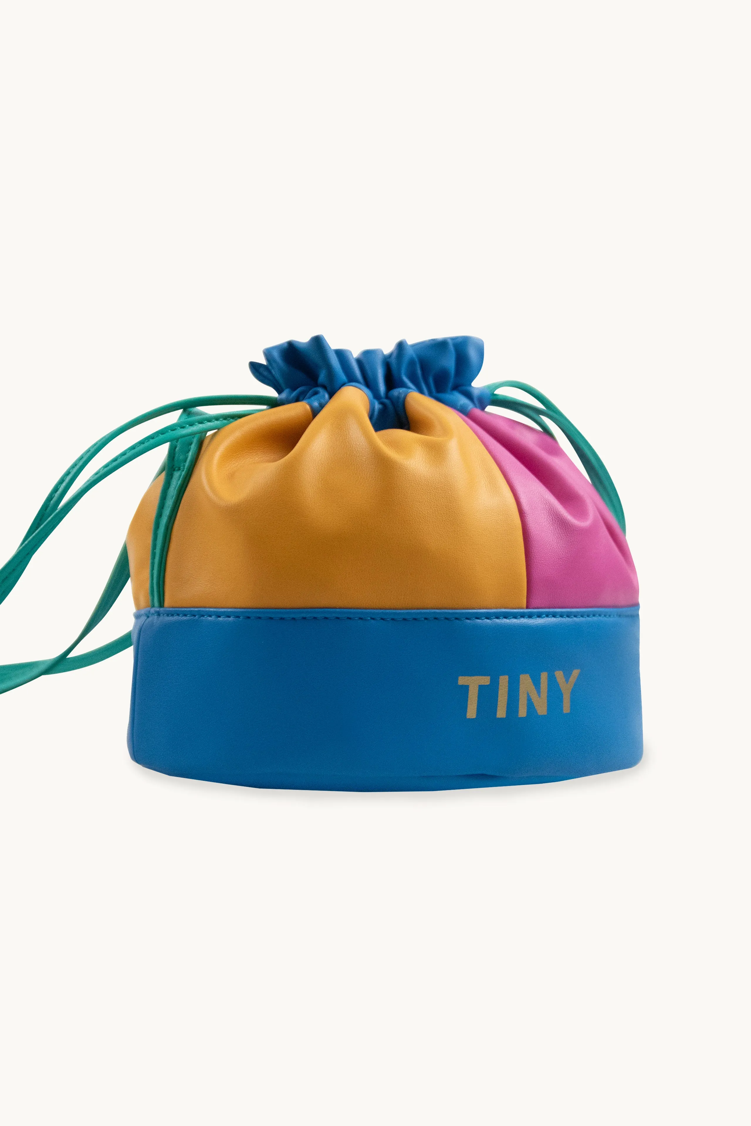 COLOR BLOCK BUCKET BAG multicolor