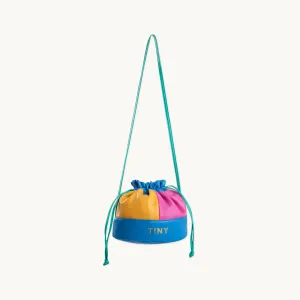 COLOR BLOCK BUCKET BAG multicolor