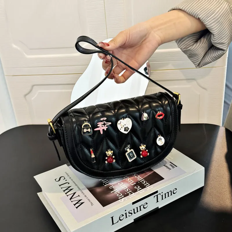 Colors) Popular product Bags(7 Patchwork Zipper Convenient Daily