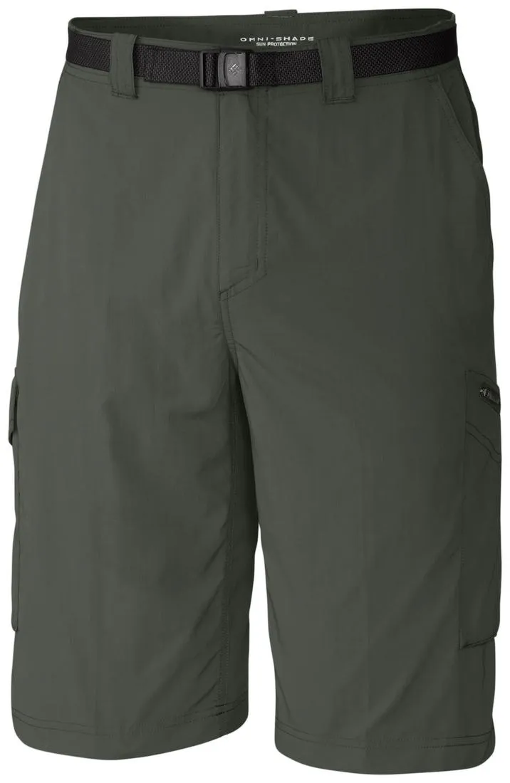 Columbia Men Grey Silver Ridge Cargo Shorts
