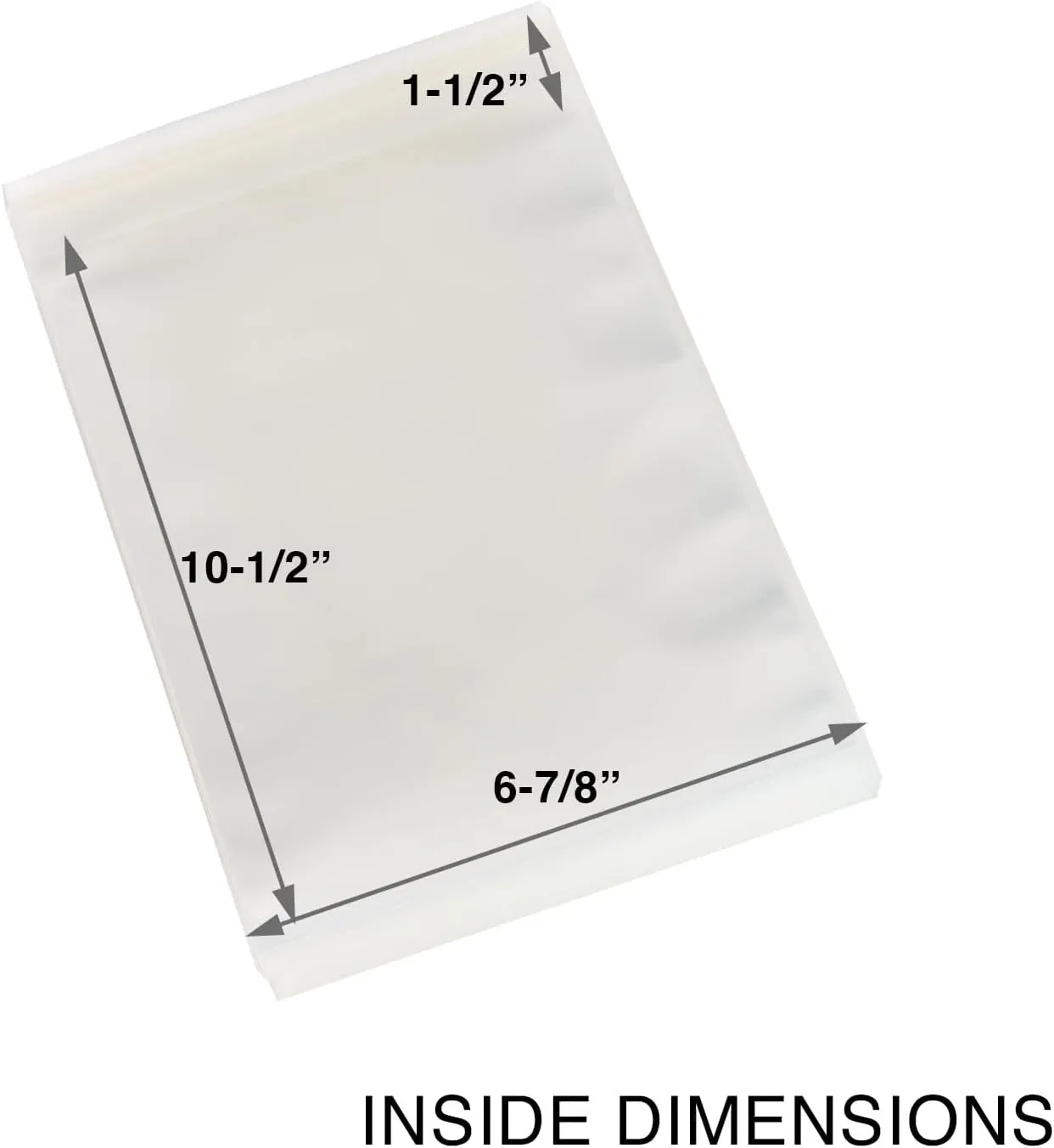 Comic Book Bags for Current/Modern (200-Count) Resealable Premium Sleeves