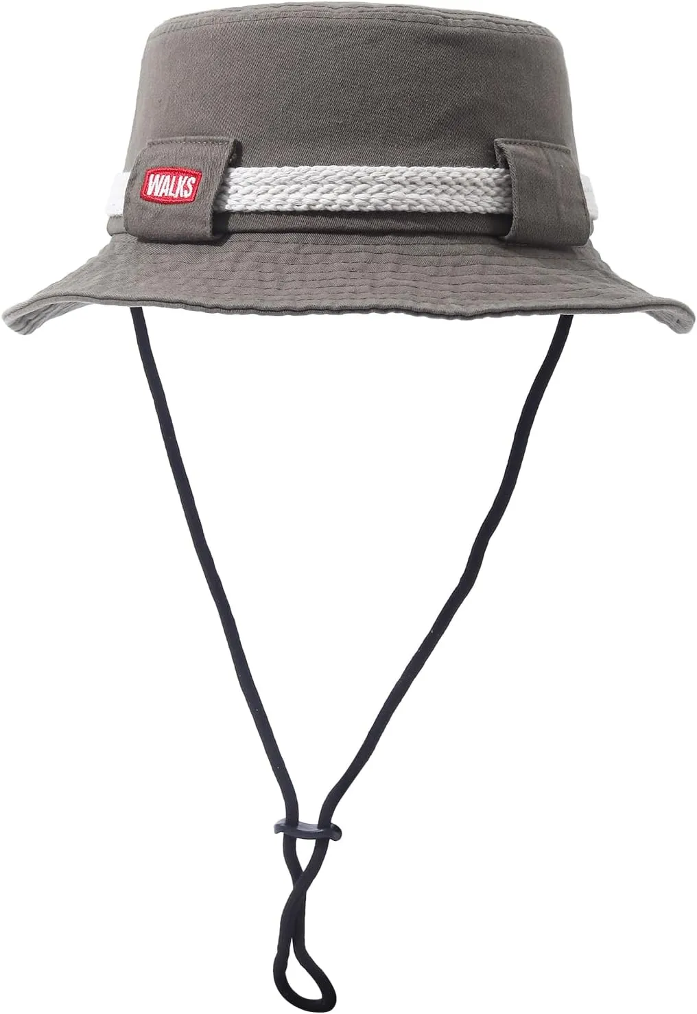Cotton Boonie Hat Safari Sun Hats Sun Protection Fishing Hat Foldable Bucket Hat with Chin Strap for Hiking Camping