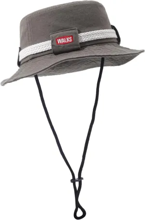 Cotton Boonie Hat Safari Sun Hats Sun Protection Fishing Hat Foldable Bucket Hat with Chin Strap for Hiking Camping