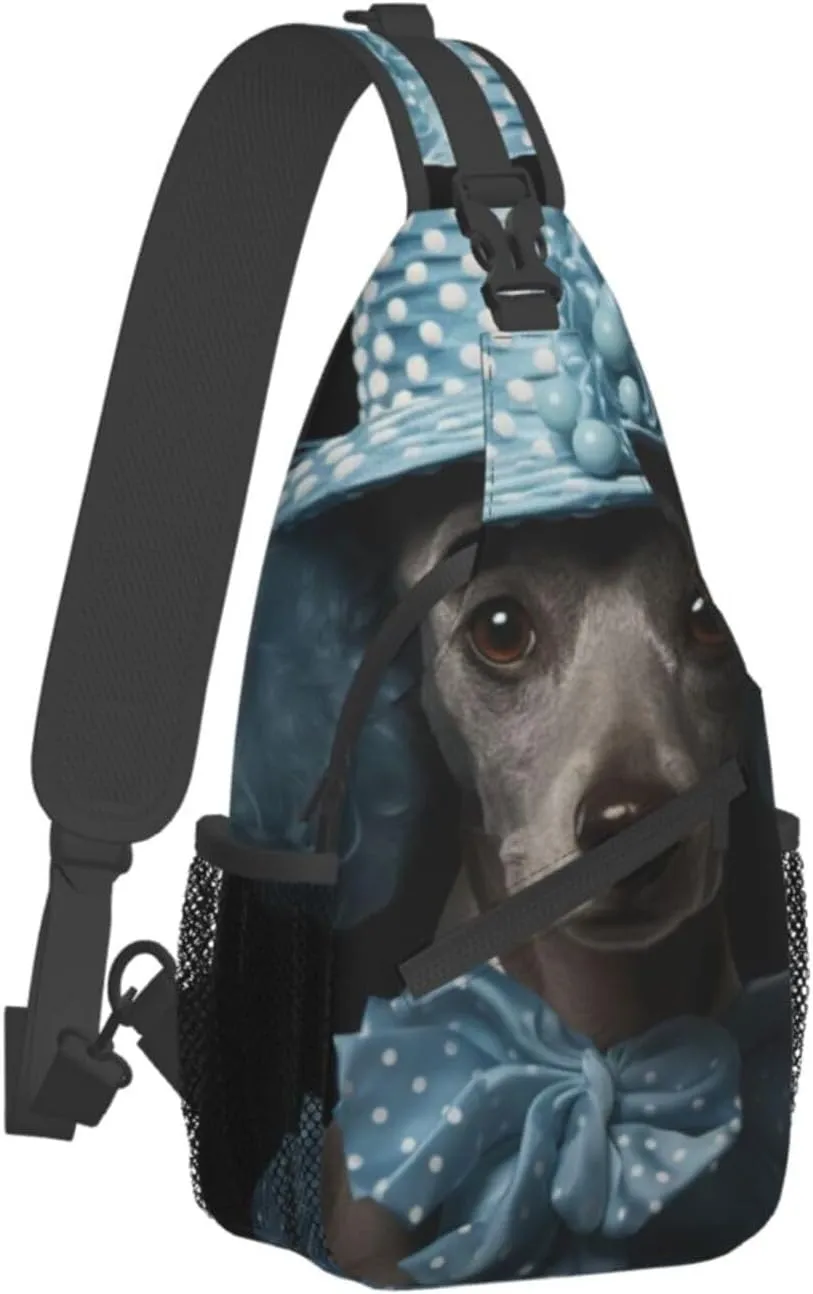 Couple Parrots Olive Crossbody Bag Chest Shoulder Bag Small Casual Backpack Suitable For Women Men Hiking