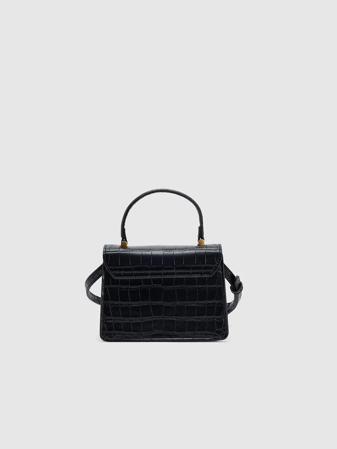 Croc Embossed Small Satchel Bags