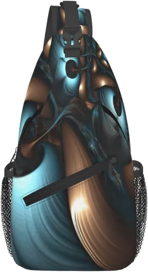 Cross Chest Bag Diagonally Sling Backpack Crossbody Shoulder Bag Aircraft Fighter Jets Sling Bag Travel Hiking Daypack