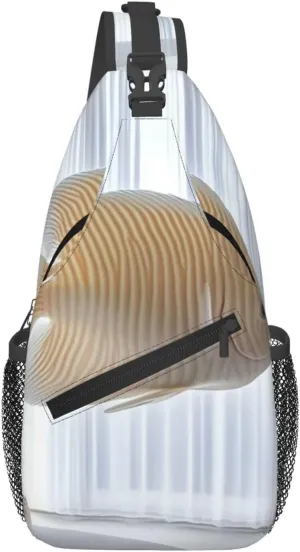 Cross Chest Bag Diagonally Sling Backpack Crossbody Shoulder Bag Fish floating in the bedroom Branches Sling Bag Travel Hiking Daypack