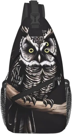 Cross Chest Bag Diagonally Sling Backpack Crossbody Shoulder Bag Lotus and Black Zen Stones Sling Bag Travel Hiking Daypack