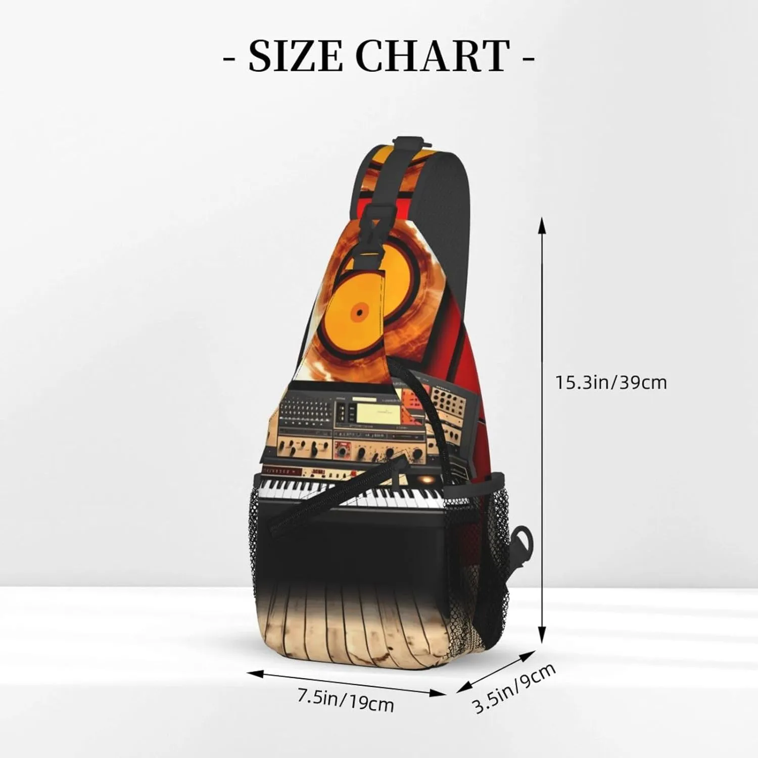 Cross Chest Bag Diagonally Sling Backpack Crossbody Shoulder Bag Native American Sling Bag Travel Hiking Daypack