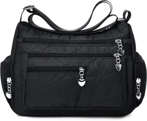 Crossbody Bags for Women Casual Handbags & Shoulder Bags Nylon Tote Bag Lightweight Waterproof Messenger Bag Anti Theft Bag