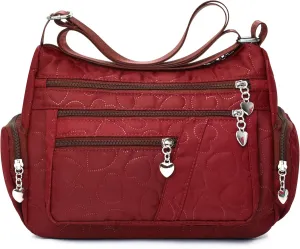 Crossbody Bags for Women Casual Handbags & Shoulder Bags Nylon Tote Bag Lightweight Waterproof Messenger Bag Anti Theft Bag