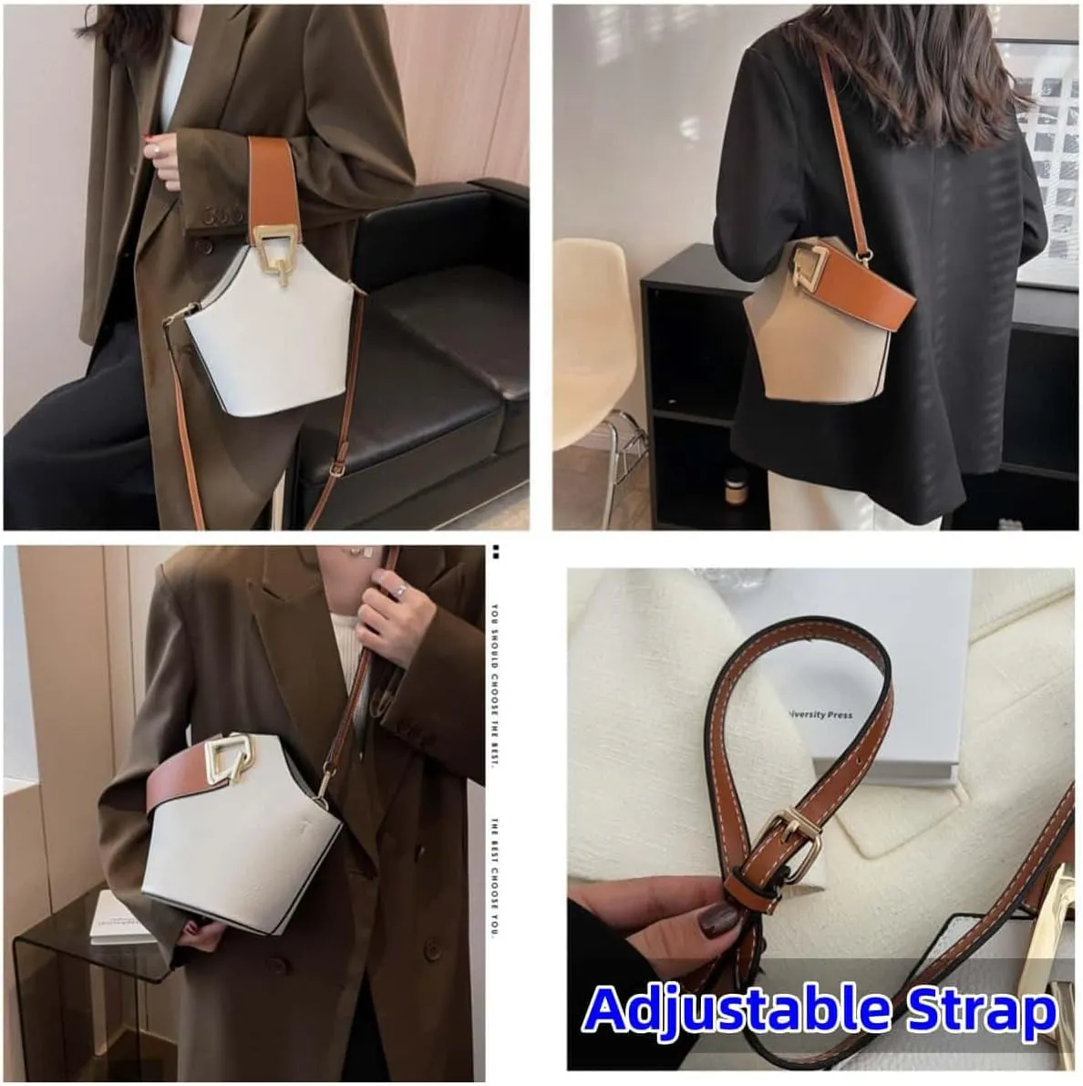 Crossbody Bags for Women Trendy Crescent Hobo Bucket Underarm Shoulder Cute Crossbody Phone Purse Tote Handbag Fashion