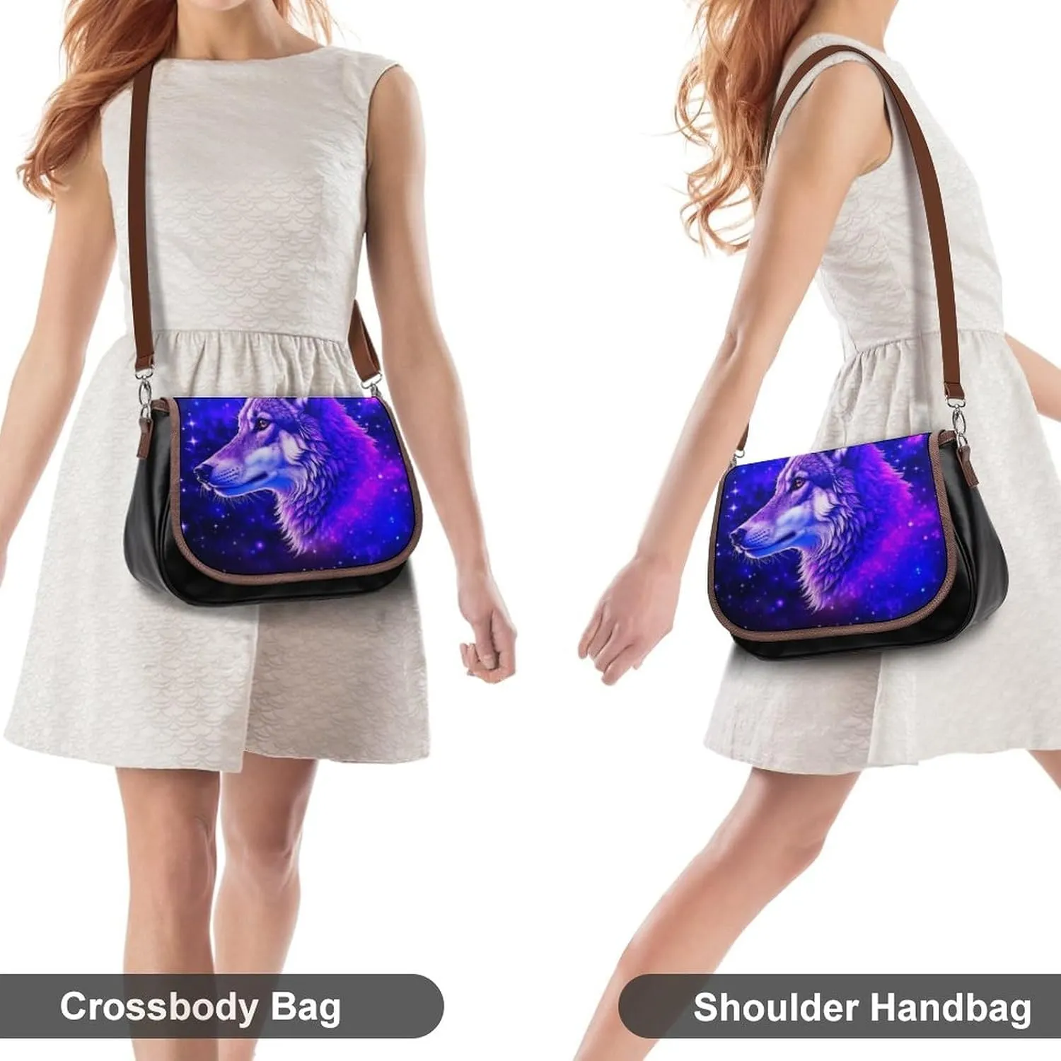 Crossbody Bags Purses Women, Lightweight Functional Multi Pocket Purse Adjustable Strap