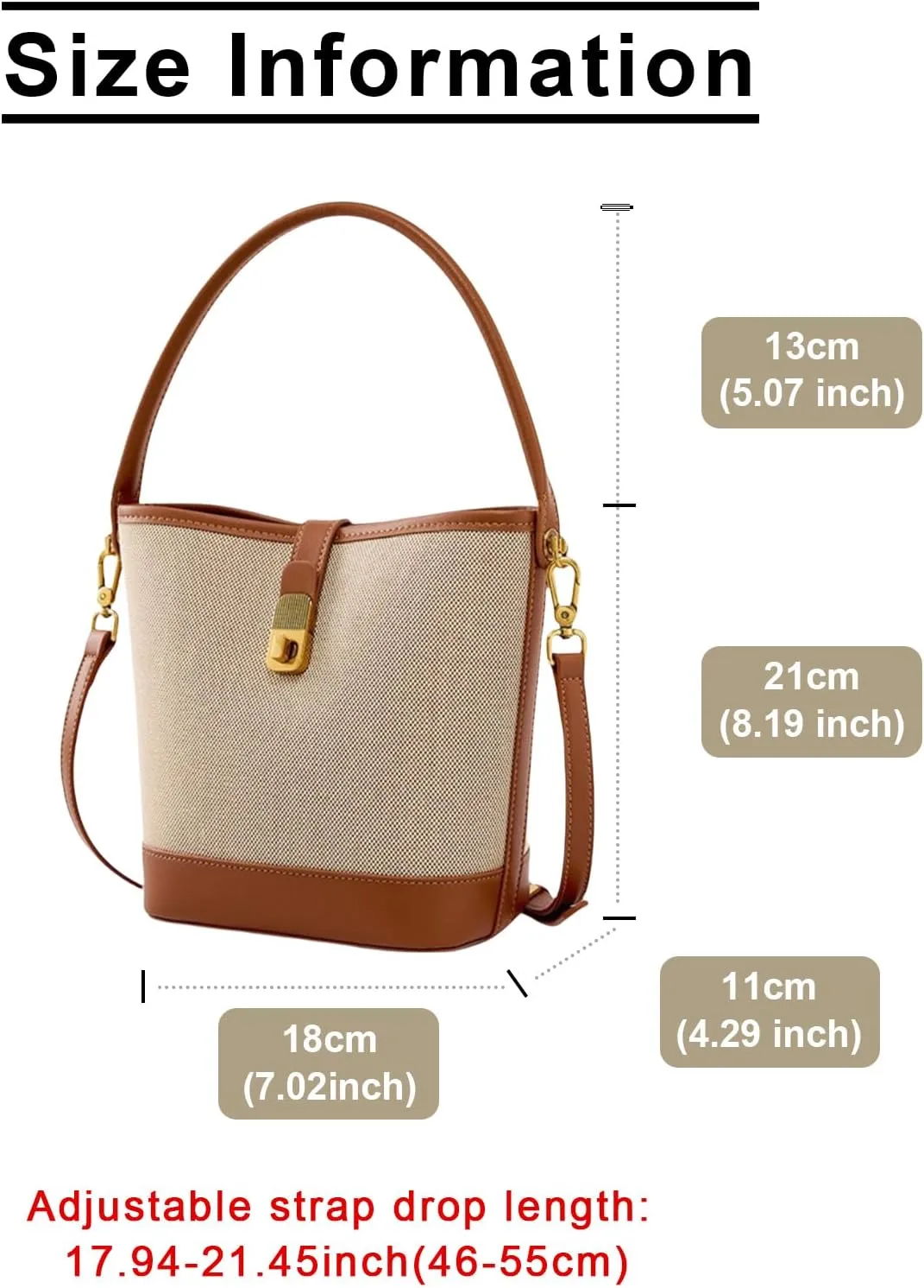 Crossbody Bucket Bags for Women Leather Shoulder Bag for Women Fashion Mini Handbags Bucket Purses