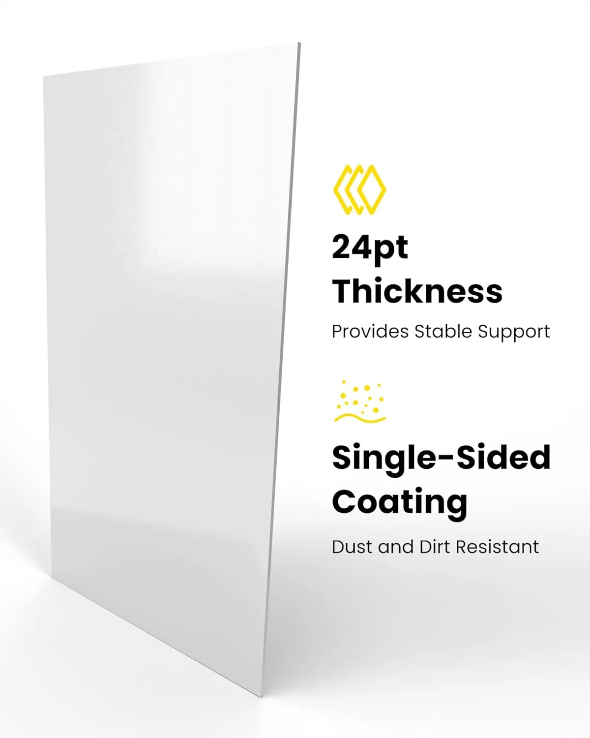 Current Comic Book Boards – 100 Pack, Acid-Free White Cardboard, 24pt, Precision Cut for Current Comic Bags, Ideal for Storage & Archival