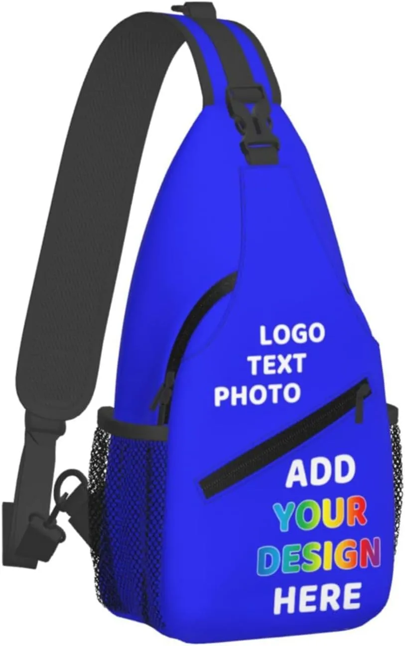 Custom Crossbody Personalized Satchel Shoulder Bags For Optional Color Add Your Text Logo Name Here Purple Messenger Bag