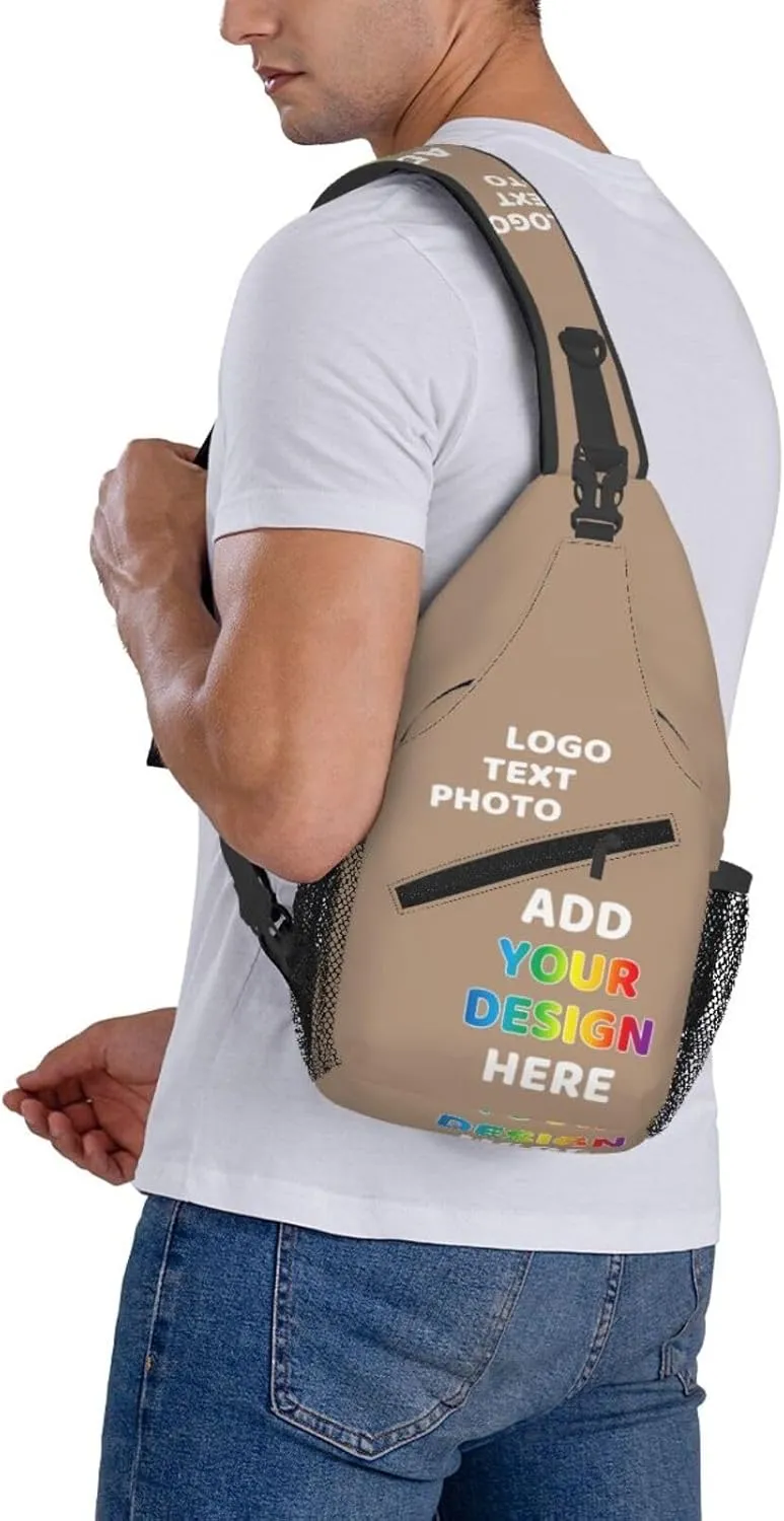 Custom Crossbody Personalized Satchel Shoulder Bags For Optional Color Add Your Text Logo Name Here Purple Messenger Bag