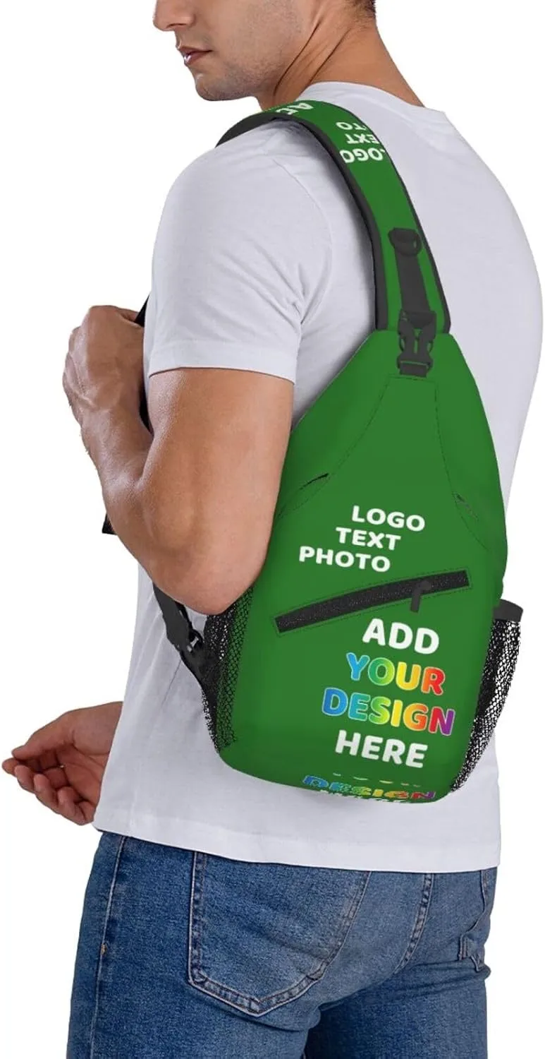 Custom Crossbody Personalized Satchel Shoulder Bags For Optional Color Add Your Text Logo Name Here Purple Messenger Bag