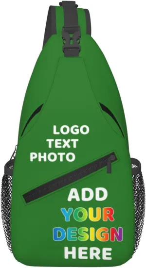 Custom Crossbody Personalized Satchel Shoulder Bags For Optional Color Add Your Text Logo Name Here Purple Messenger Bag